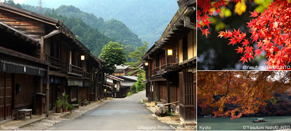 7days 6nights Autumn Leaves Tour to Tsumago, Magome, and Kyoto