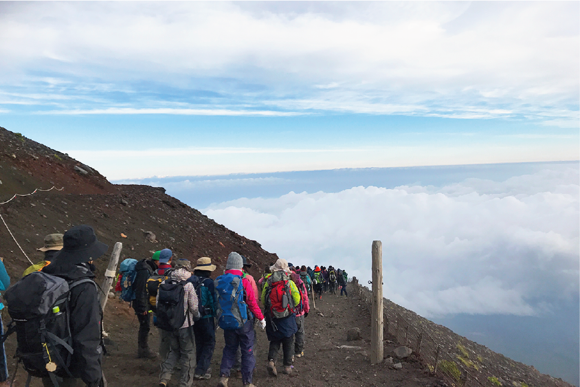 世界遺産富士山登山2日間ツアー