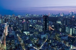 Night view in Tokyo