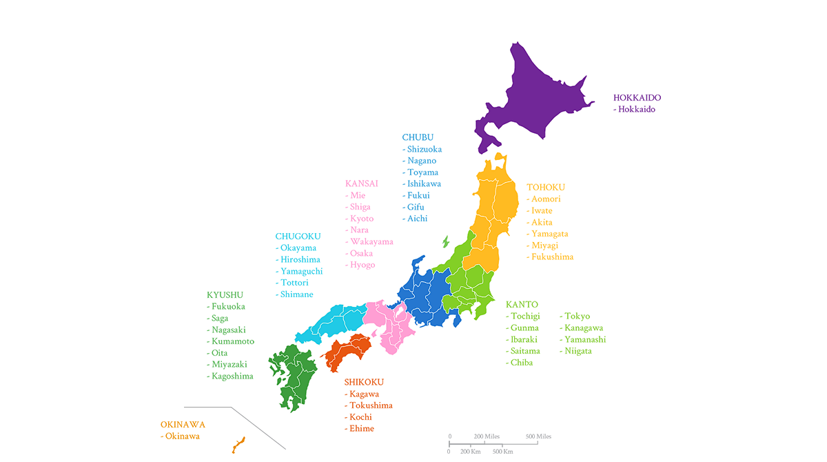 Japanese Map