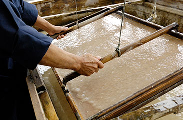 Japanese Paper Making Lesson