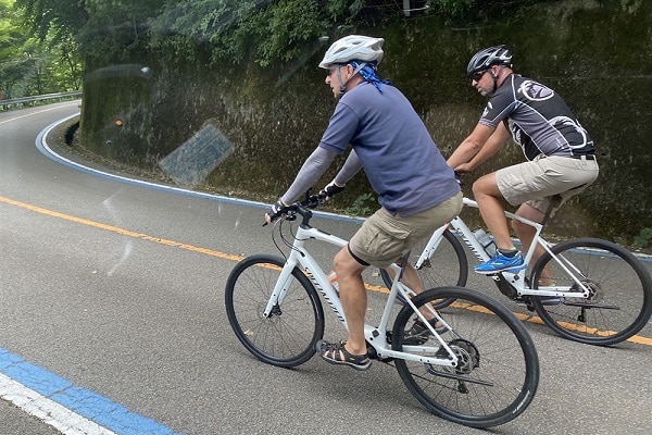 Ishizuchi hill climb E-bikes