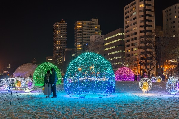 Odori Park illumination